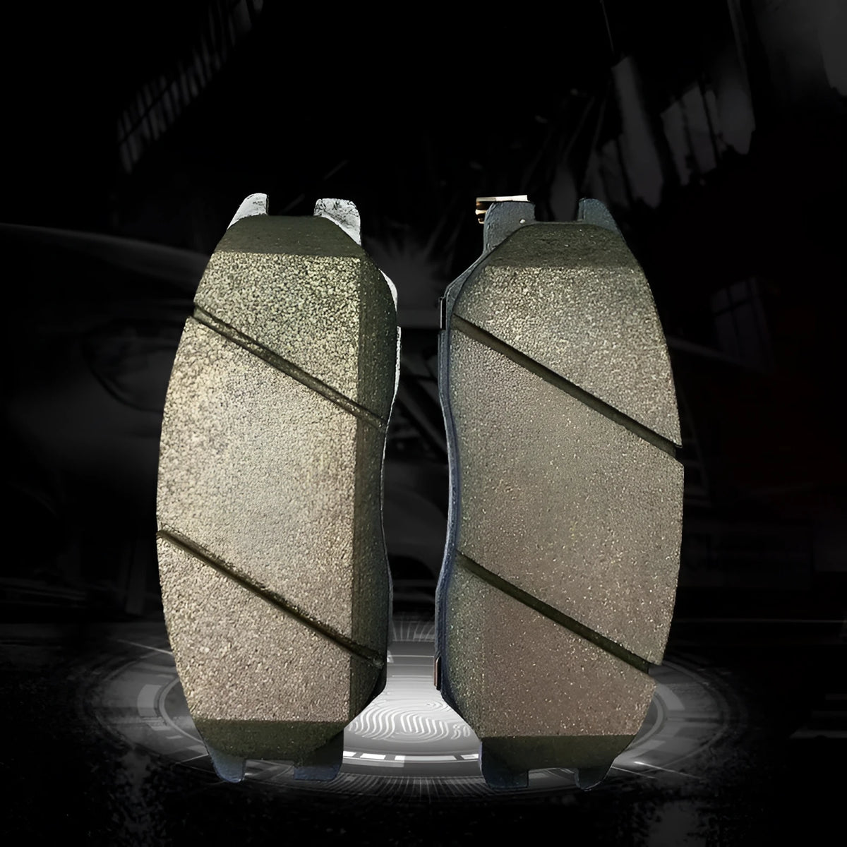 Aiteng Kyron Rester brake pads with part numbers 4813009A10 and 4813008BA0 metal composite construction