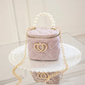 PVC bucket gel bag with heart pattern in seven colour options