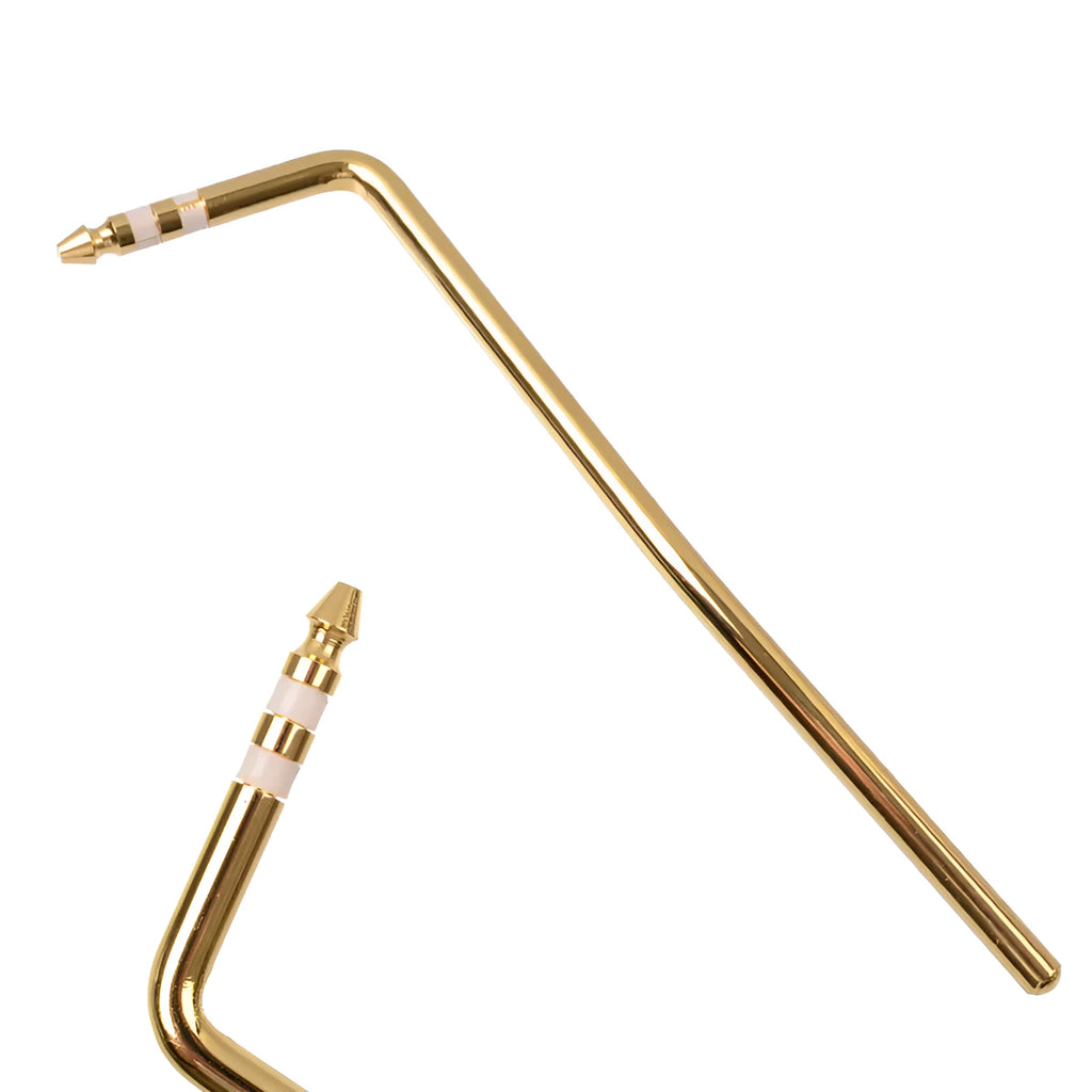 Guitar tremolo bar in black, blue, gold, and silver chrome finishes with direct plug design