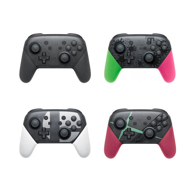 Wireless Bluetooth gamepad with vibration in black, white, red, or green colour options