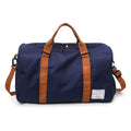 Large Oxford cloth travel duffel bag with waterproof design and independent shoe storage for gym and travel use