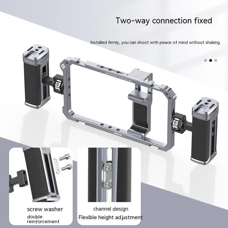 Universal Mobile Phone Rabbit Cage in colour 3127, made of aluminium alloy and silicone, for livestock photography.