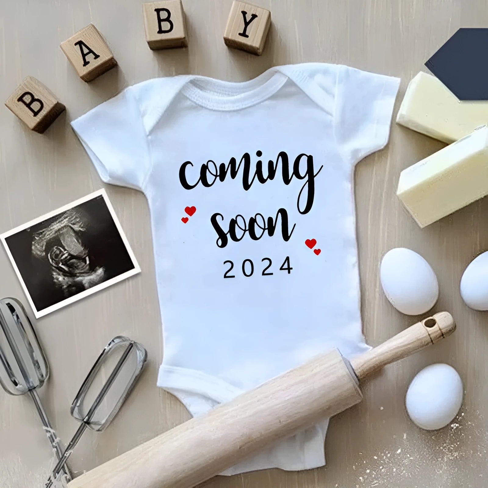 Pure cotton newborn baby romper triangle jumpsuit short sleeve white 0-24 months