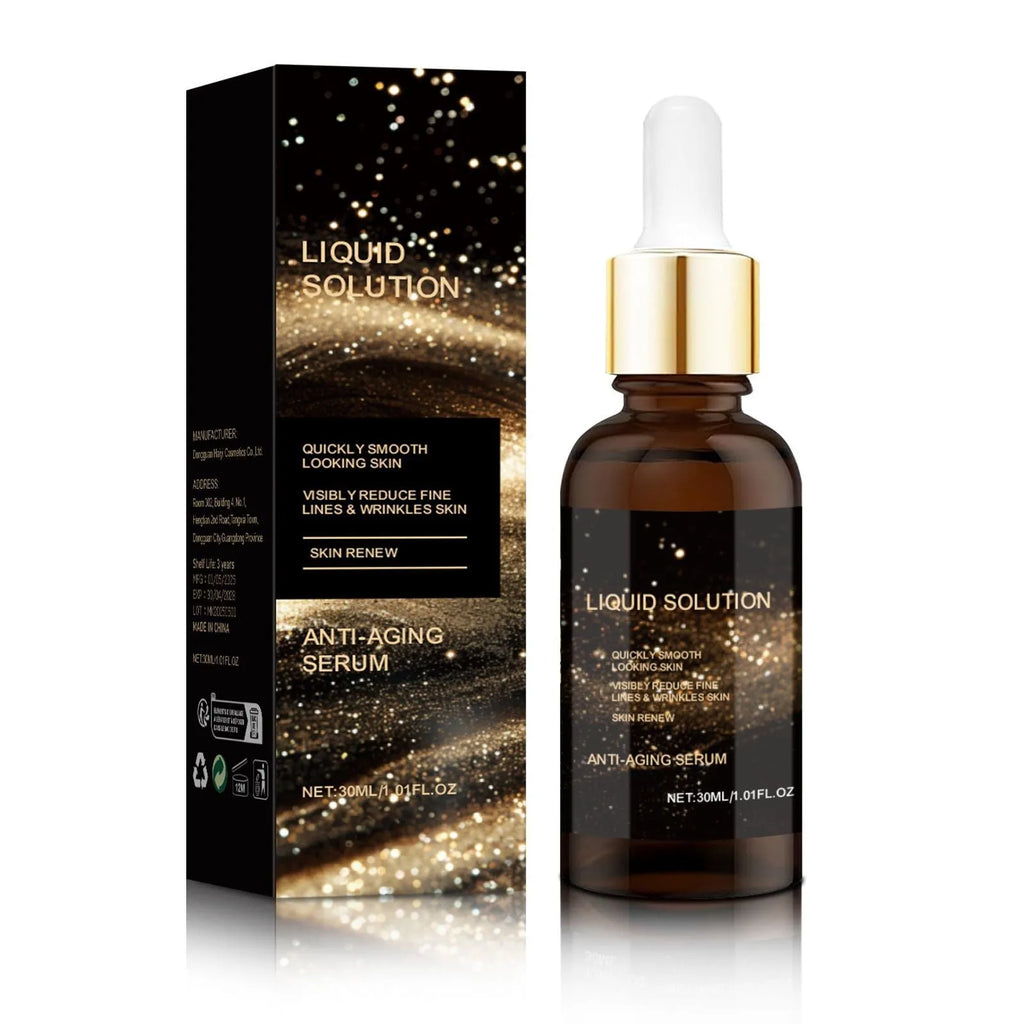 30ml bottle of clear hyaluronic acid and glycerin nursing solution for the face.