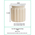 Self-absorbent transparent plastic resin hydroponic flowerpot for small green plants and succulents