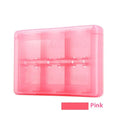 NDS 3DS game card storage box holding multiple cartridges in black plastic case