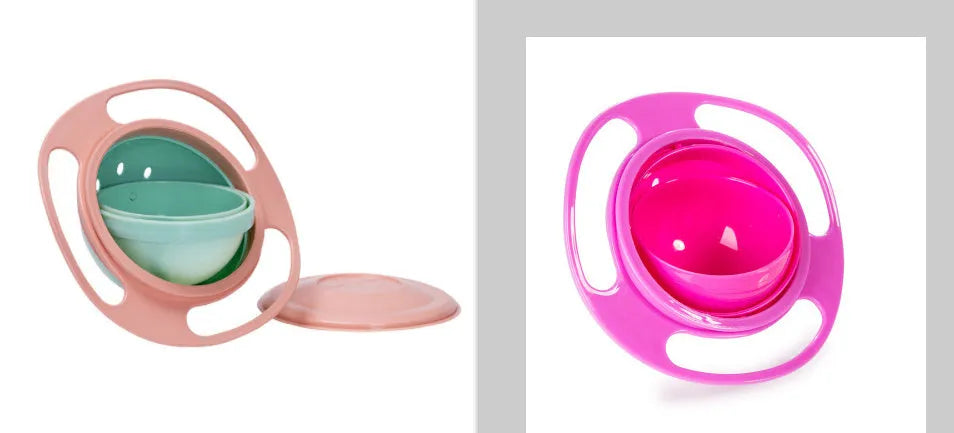 Children's rotating balance bowl in plastic for toddlers aged 24+ months in multiple colours