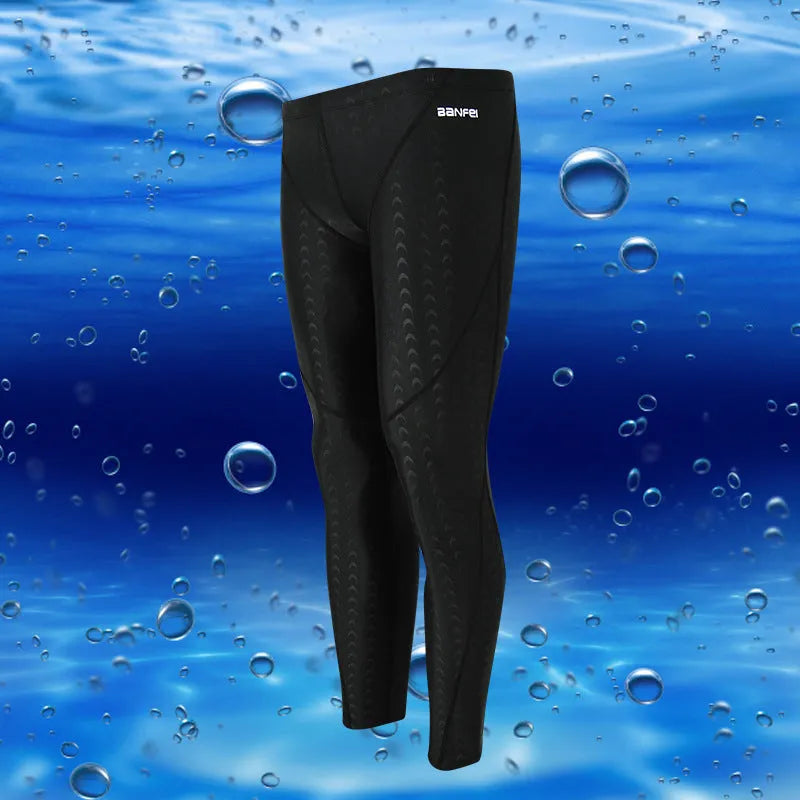 Men's nylon cropped swimming trunks with mesh lining in various colour combinations