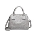 Women's practical shoulder bag in horizontal square shape with large capacity interior