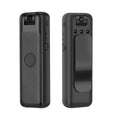 Black back splint WIFI surveillance camera with USB type-C cable on a desk.