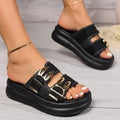 Women's suede slippers with thick rubber sole in apricot, black, and milky white colours