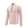 Men's long sleeve sports fitness T-shirt in polyester blend, available in multiple colours and sizes M to 3XL