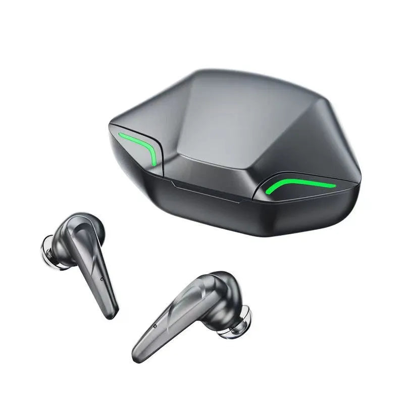 Wireless gaming headset with charging cabin in black, grey, white or yellow colour options