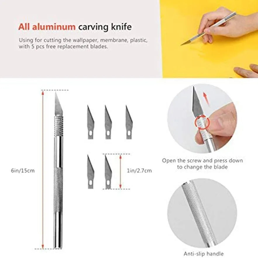 Car film wallpaper smoothing tool set plastic 10 piece automotive applicator kit