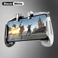 AK16 extendable mobile phone game controller with L1 and R1 trigger buttons in red and blue colours