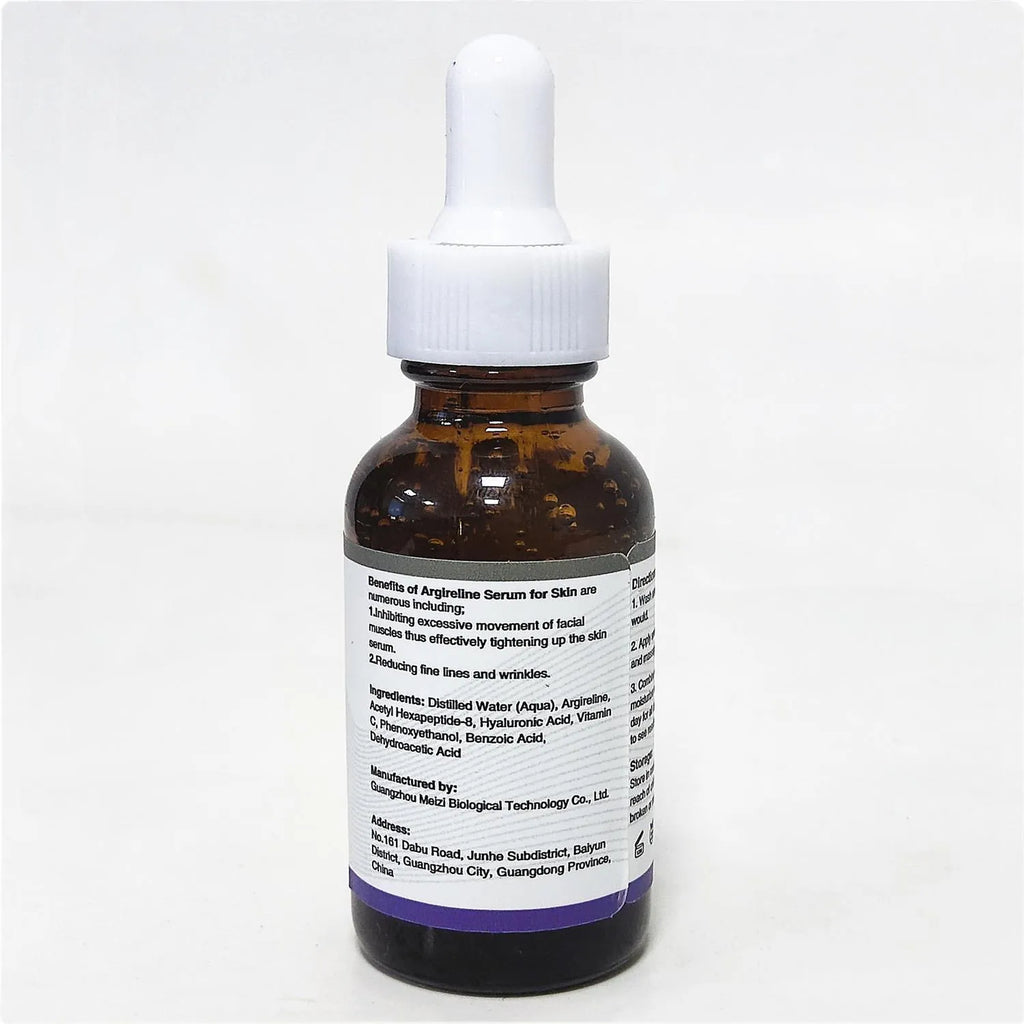 30ml bottle of six-peptide firming anti-wrinkle serum with brightening hydration