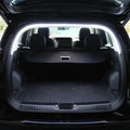 Universal car boot light strip in warm or white light, 2 m or 4 m, with pins and belt tool for rear trunk and tail box