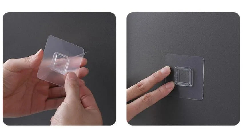 Wall-mounted automatic toothpaste dispenser in blue, grey, or pink colours with a visible dispensing lever.