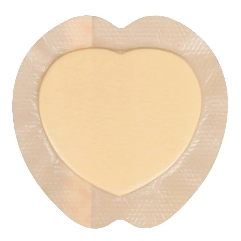 Large skin colour silicone foam medical dressing for bedsore prevention and pressure care