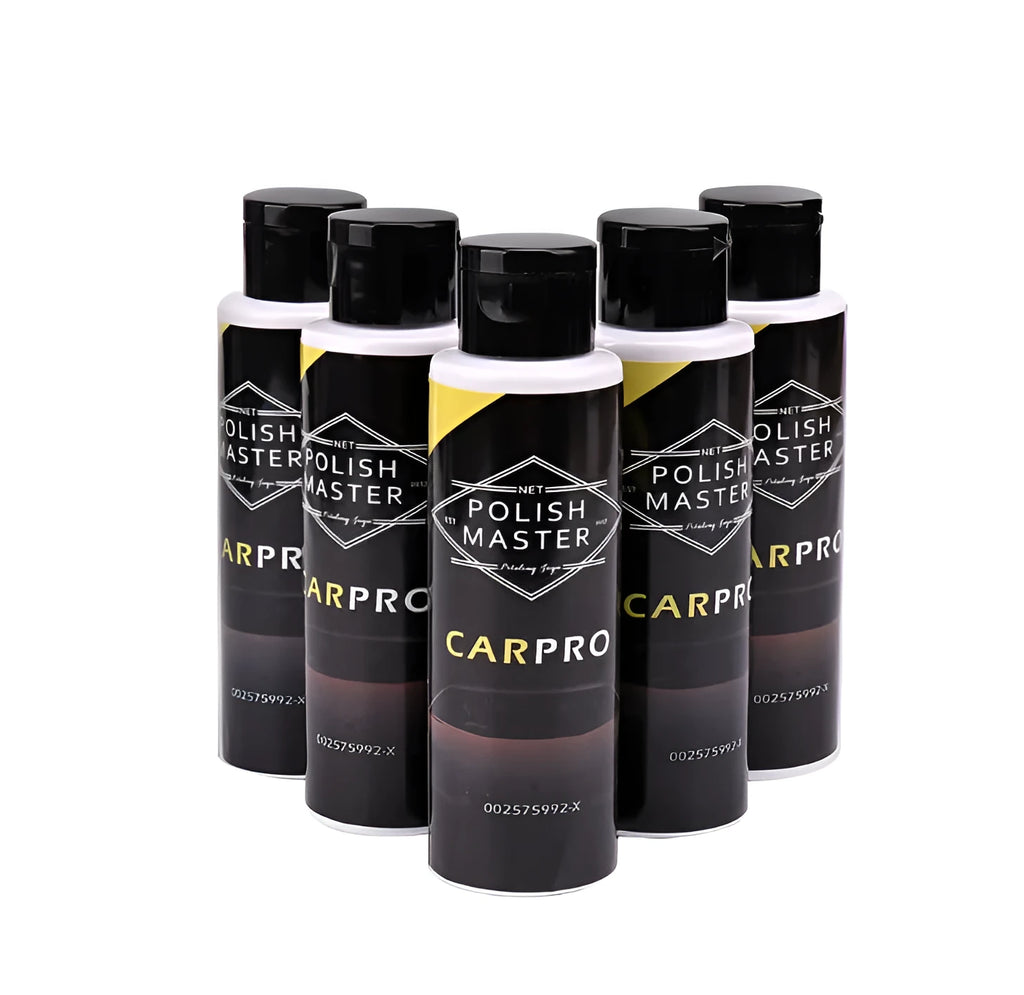 CarPro Polish Master car paint scratch repair agent and polishing wax bottle for swirls, oxidation and light scratches
