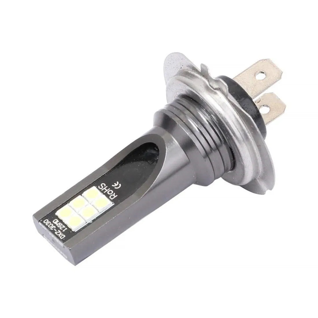 H7 110W LED fog lights with aluminium housing and white 3030 SMD LEDs for automotive applications