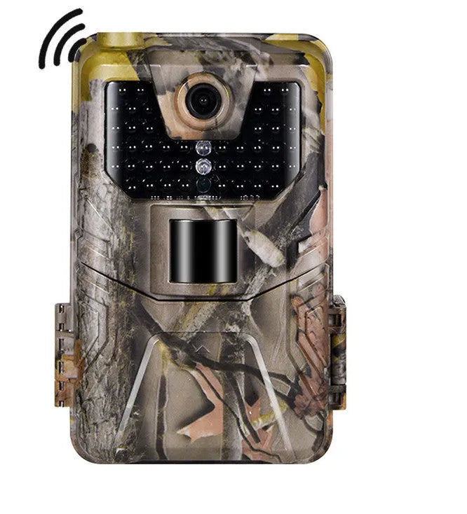 Outdoor camouflage Bluetooth hunting camera with infrared LEDs for night vision