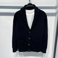 Men’s Korean style hooded knitted cardigan coat in polyester fibre, loose fit, winter long sleeve, available in green black apricot sizes M to 4XL