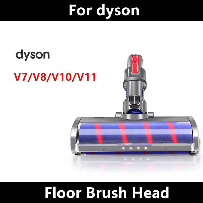 Dyson vacuum cleaner soft velvet floor brush head measuring 260mm x 110mm for V7 V8 V10 V11 models
