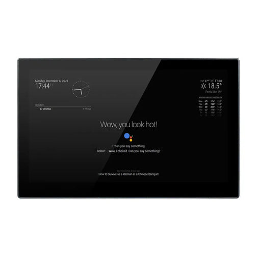 13.3-inch touch display with integrated Raspberry Pi CM4 computer board in ABS housing