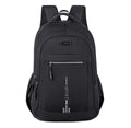 Oxford cloth business backpack with airpillow straps showing 20-35L capacity and sewing line detailing