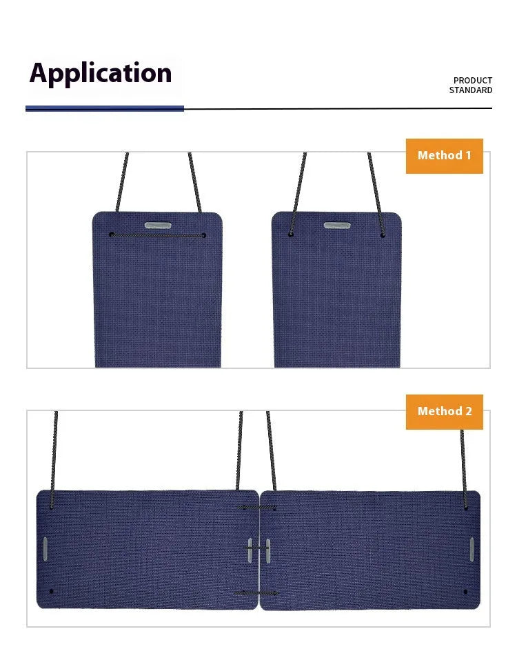 Blue and grey EVA boat fenders showing small and large size options for dock protection