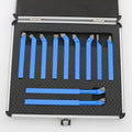 11pcs welding turning tool set in aluminium box with carbide tips for home micro lathe