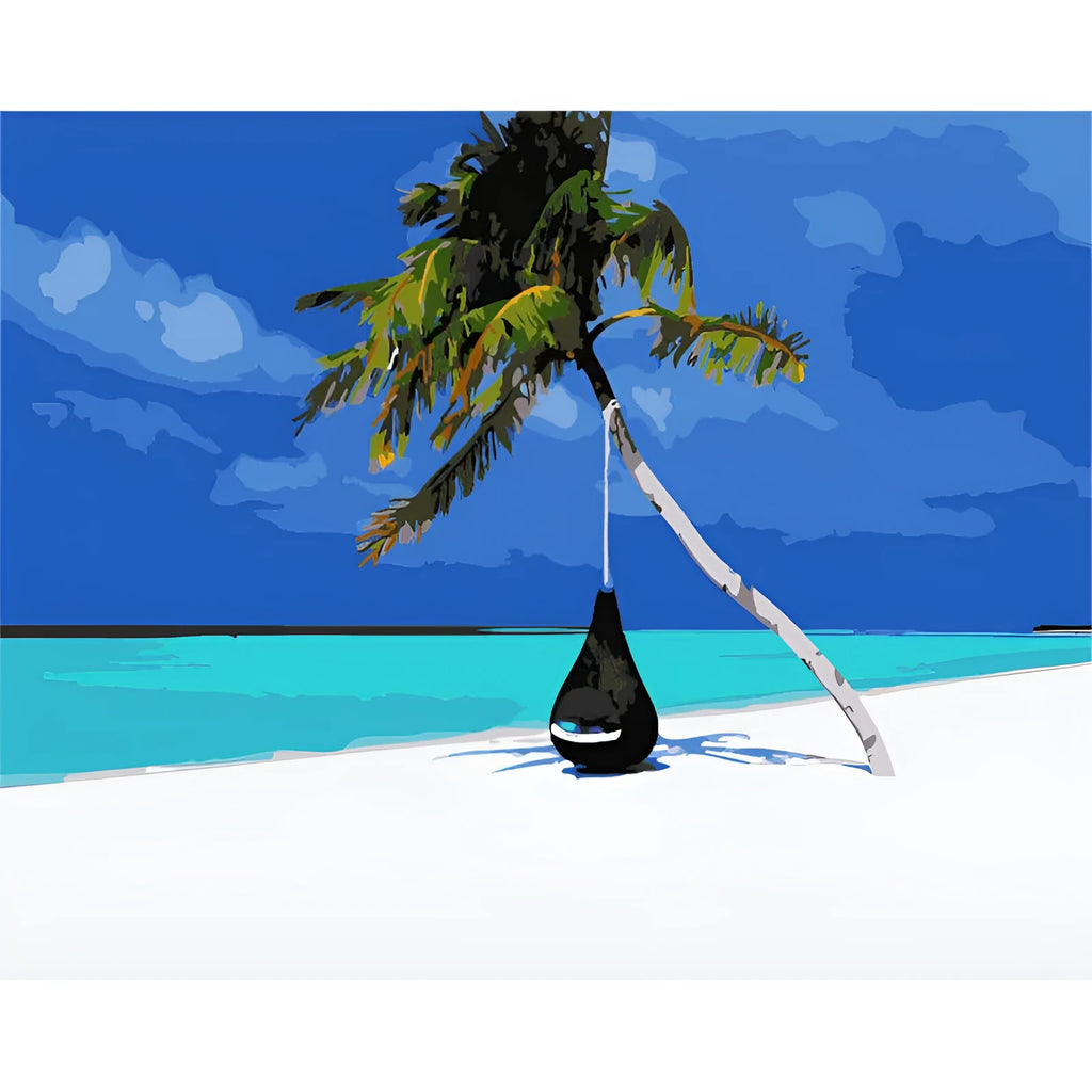 40 by 50cm unframed canvas digital oil painting in KZ918 colour scheme