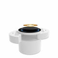 Ceramic white wireless circular charger with worldwide outlet compatibility and 1.5 metre cable