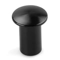 Aluminium alloy handbrake button cap for car modification in gold, silver, black, blue, and red colour options.