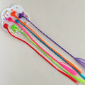 South Korea children's ins style twist braid barrettes rainbow colour series bow shape 12 pack