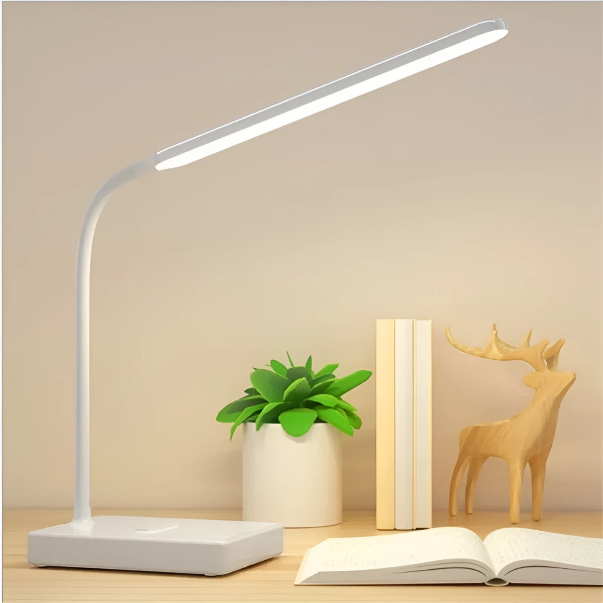 White LED lithium battery eye protection lamp with 30 SMD beads and three colour temperature settings