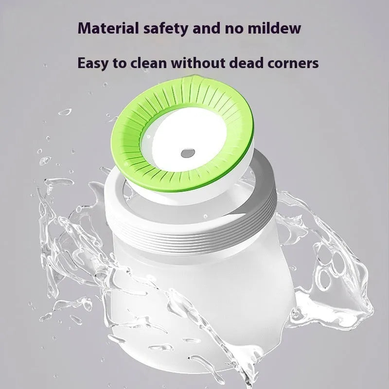 Non-wet mouth suspension bowl for medium and small dogs and cats in blue, green and brown colours