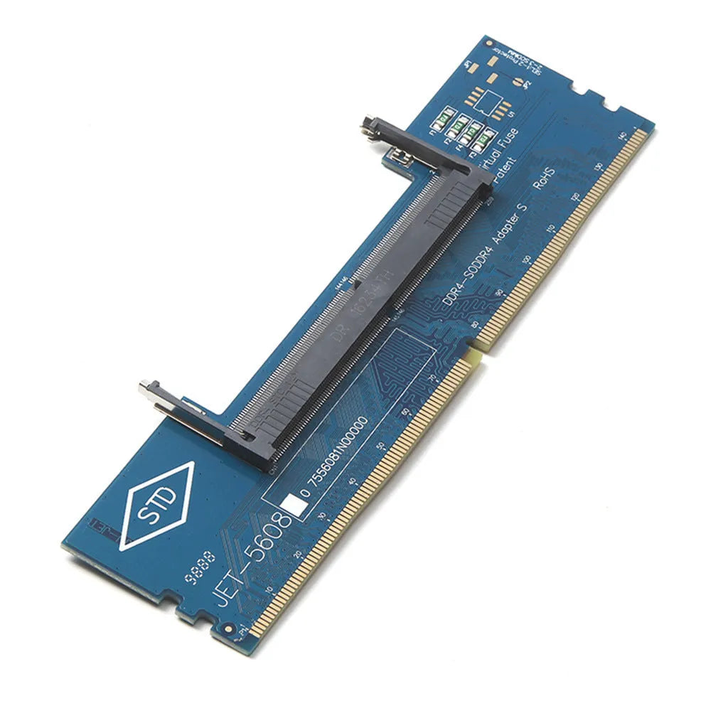 DDR4 laptop to desktop memory adapter card for testing DDR3 DDR4 DDR5 memory modules
