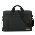 Nylon shoulder bag computer bag waterproof anti-theft in black for 15.6 inch laptop