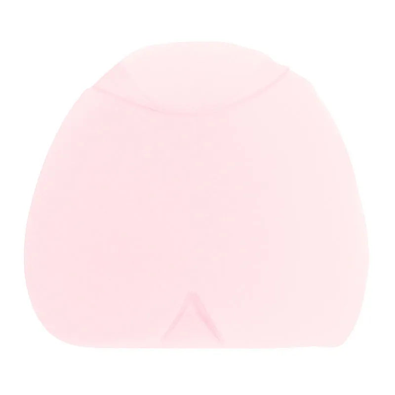 Simple solid colour cold compress cap in black, shown fully enclosed for head cooling therapy.