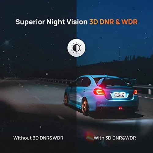 70mai A500S-1 black dash cam with 2.7K HD recording, Sony IMX335 sensor, and built-in GPS