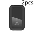 GF07 anti-lost GPS tracker 35x20x14mm ABS black with SOS alarm