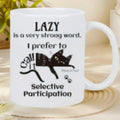 Ceramic 11oz thermal transfer mark cup with picture style design for heat press customisation
