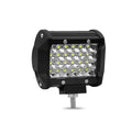 Black 4 row LED strip light with aluminium alloy case and stainless steel bracket for off-road vehicles