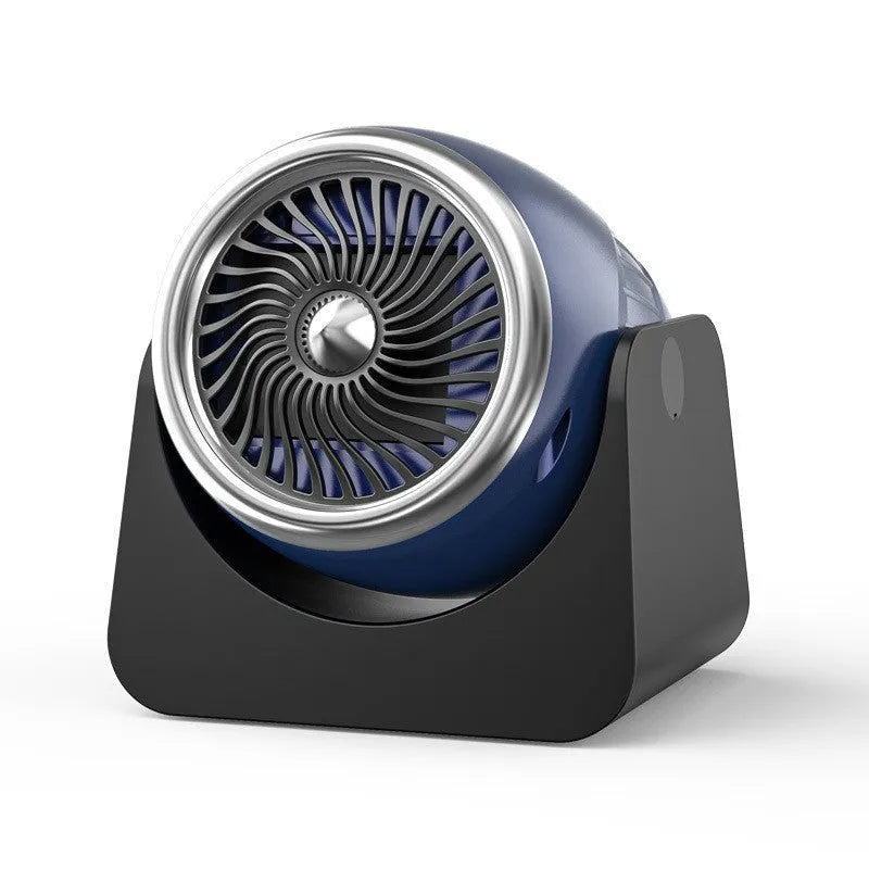 12V portable car heating fan with defrost function in navy blue colour