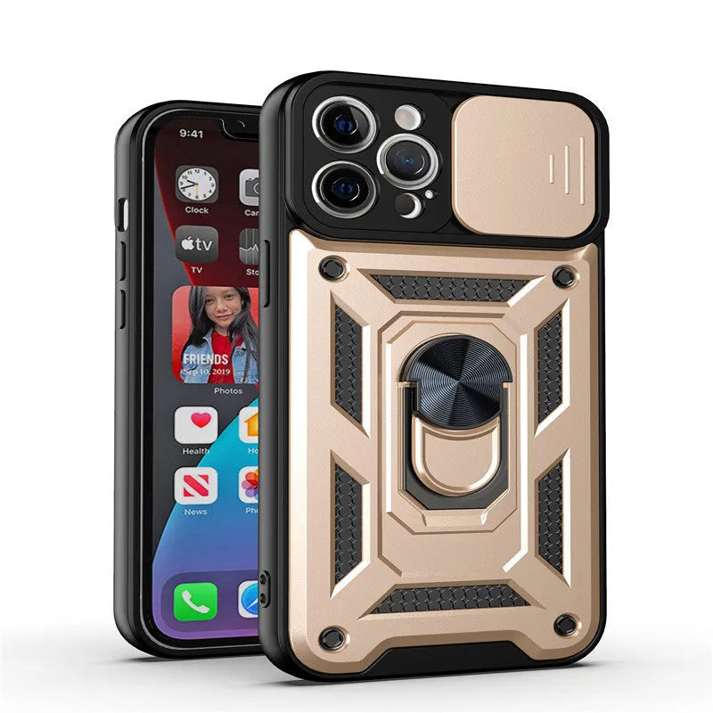 Sergeant sliding window magnetic phone case for iPhone in multiple colour options