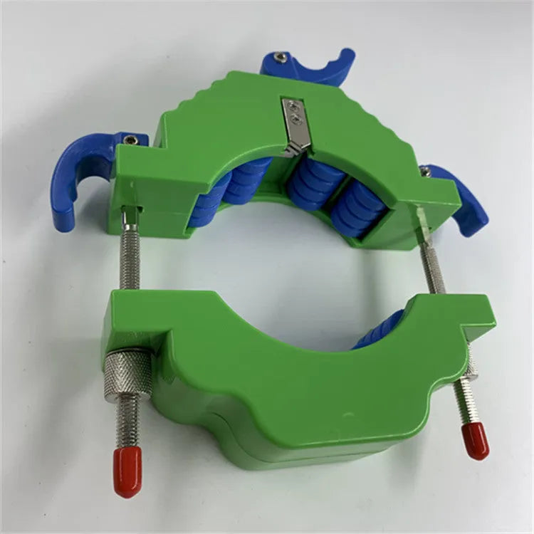 Yellow bottle cutting tool with adjustable mechanism for DIY glass projects.