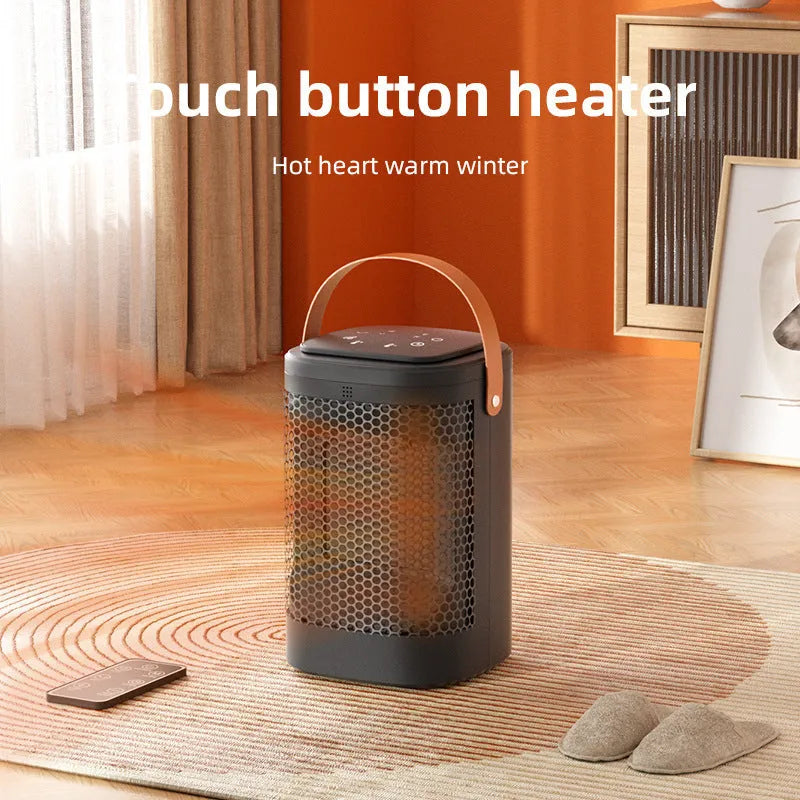 Portable electric radiator heater with touch screen display and remote control in 618 electronic model colour