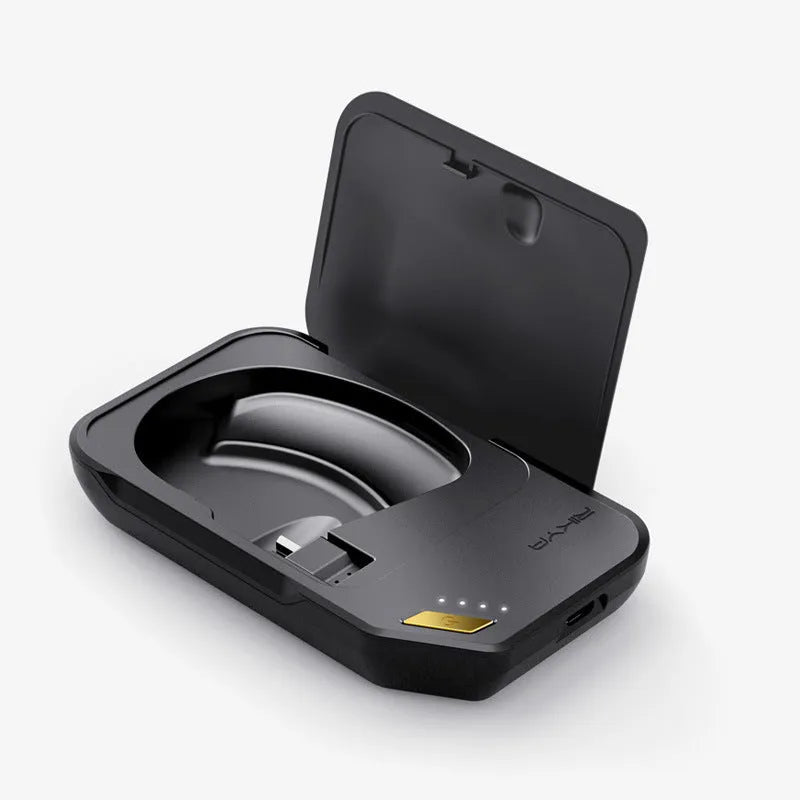 Wireless Bluetooth earphones with IPX5 sweatproof rating in black gold, black silver, box or white gold colours